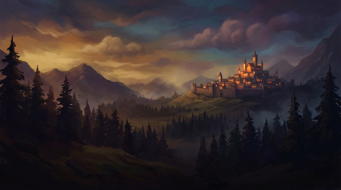The realm at dusk in RSRealm