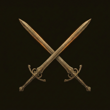 Crossed swords, Regular mode